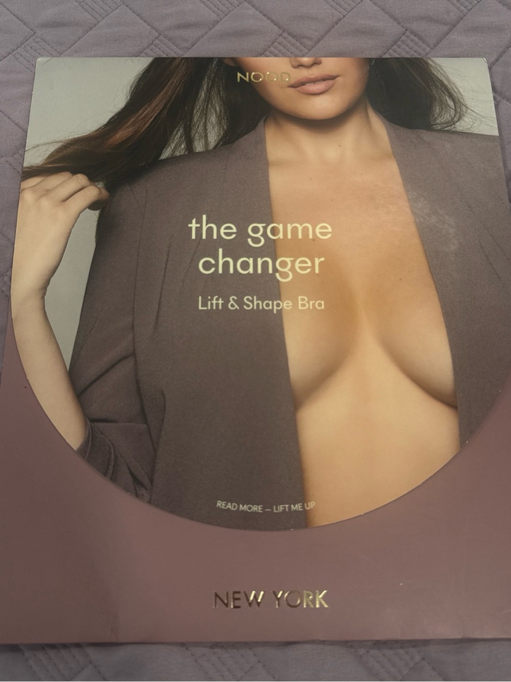 Nood The Game Changer Lift & Shape Bra — Mauve
